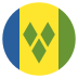 flag: St. Vincent & Grenadines on platform EmojiTwo