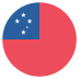 flag: Samoa on platform EmojiTwo
