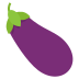 eggplant on platform EmojiTwo