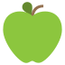 green apple on platform EmojiTwo