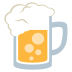 beer mug on platform EmojiTwo