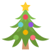 Christmas tree on platform EmojiTwo