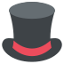 top hat on platform EmojiTwo