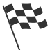 chequered flag on platform EmojiTwo