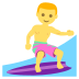 person surfing on platform EmojiTwo