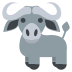 water buffalo on platform EmojiTwo