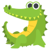 crocodile on platform EmojiTwo