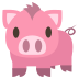 pig on platform EmojiTwo