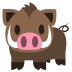 boar on platform EmojiTwo
