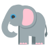 elephant on platform EmojiTwo