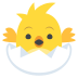 hatching chick on platform EmojiTwo