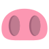 pig nose on platform EmojiTwo