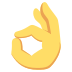 OK hand on platform EmojiTwo