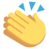 clapping hands on platform EmojiTwo