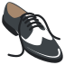 man’s shoe on platform EmojiTwo