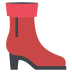 woman’s boot on platform EmojiTwo