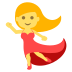 woman dancing on platform EmojiTwo