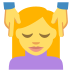 person getting massage on platform EmojiTwo