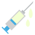 syringe on platform EmojiTwo