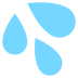 sweat droplets on platform EmojiTwo
