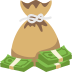 money bag on platform EmojiTwo