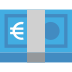 euro banknote on platform EmojiTwo