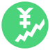 chart increasing with yen on platform EmojiTwo