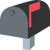 closed mailbox with raised flag on platform EmojiTwo