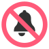 bell with slash on platform EmojiTwo