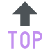 TOP arrow on platform EmojiTwo