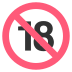 no one under eighteen on platform EmojiTwo