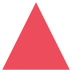 red triangle pointed up on platform EmojiTwo