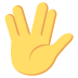 vulcan salute on platform EmojiTwo