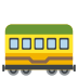 railway car on platform EmojiTwo