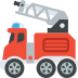 fire engine on platform EmojiTwo