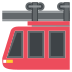 suspension railway on platform EmojiTwo
