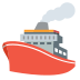 ship on platform EmojiTwo