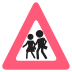 children crossing on platform EmojiTwo