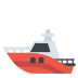 motor boat on platform EmojiTwo