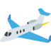 small airplane on platform EmojiTwo