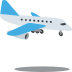 airplane arrival on platform EmojiTwo
