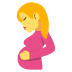 pregnant woman on platform EmojiTwo