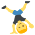 person cartwheeling on platform EmojiTwo