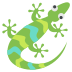 lizard on platform EmojiTwo