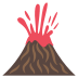 volcano on platform EmojiTwo