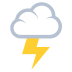 lightning on platform EmojiTwo