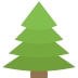 evergreen tree on platform EmojiTwo