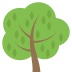 deciduous tree on platform EmojiTwo
