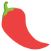 hot pepper on platform EmojiTwo