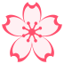 cherry blossom on platform EmojiTwo